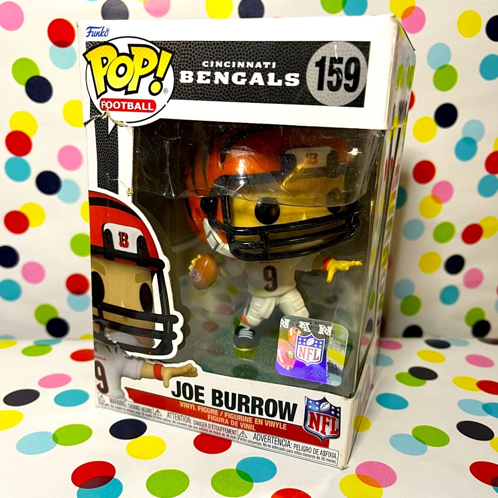 Cincinnati Bengals quarterback Joe Burrow #159 NFL Funko Pop